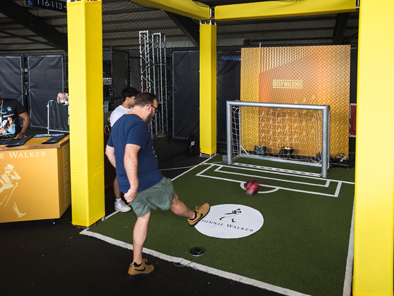 Brand Activation Soccer Kick