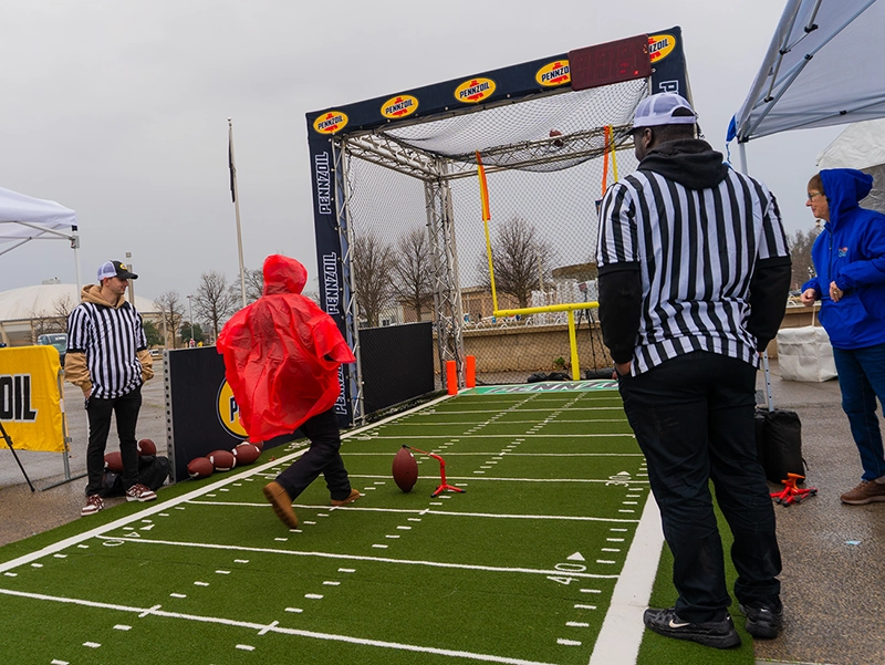 Kicking Field Goal Longest Field Goal Challenge