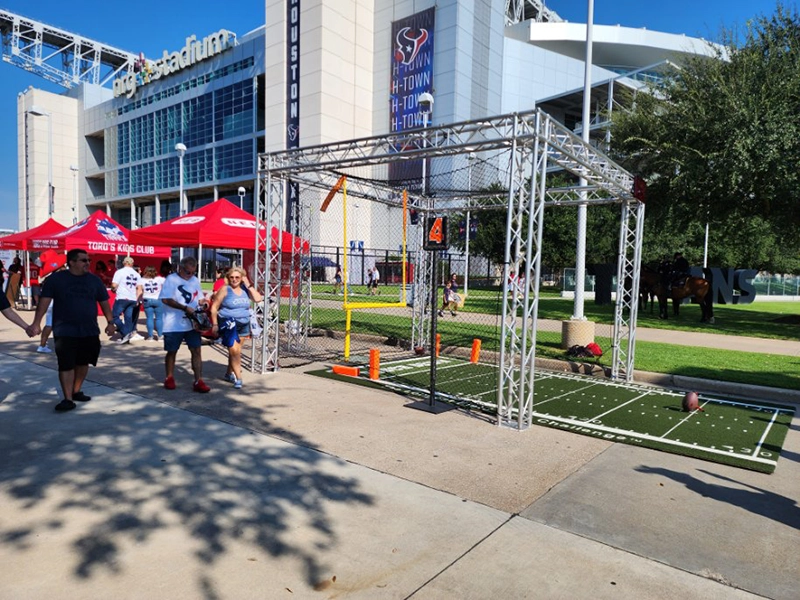 Longest Field Goal Challenge Brand Activation