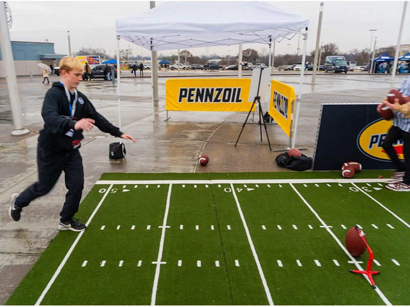 Longest Field Goal Challenge In Action