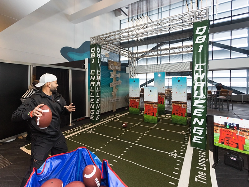 Qb1 Challenge Brand Activation