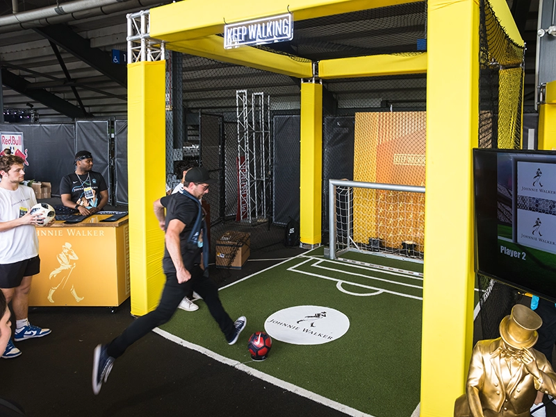 Soccer Fan Jonnie Walker Activation