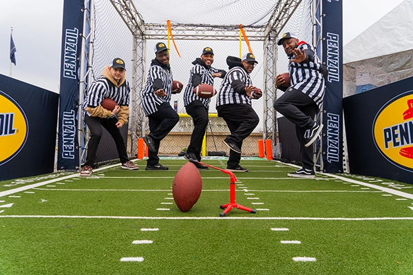 Staff At Football Activation